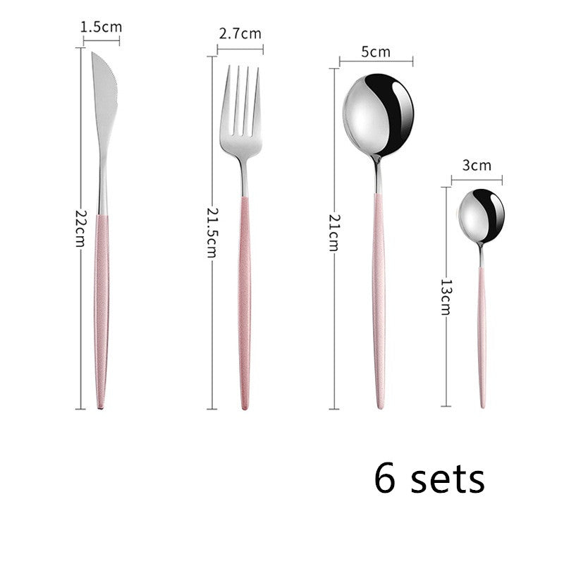 tableware stainless steel spoon set